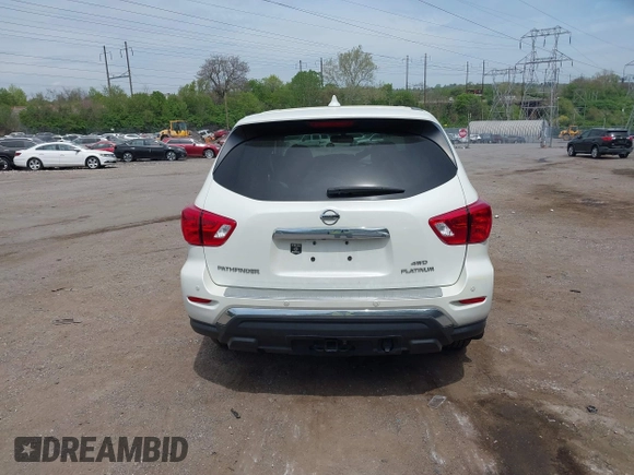 2020 Nissan Pathfinder Platinum with VIN 5N1DR2DM0LC649246, listed as a IAAI auction lot 42132744 with 46,063 mi miles and . Bid and sale history available at DreamBid. Image 17.