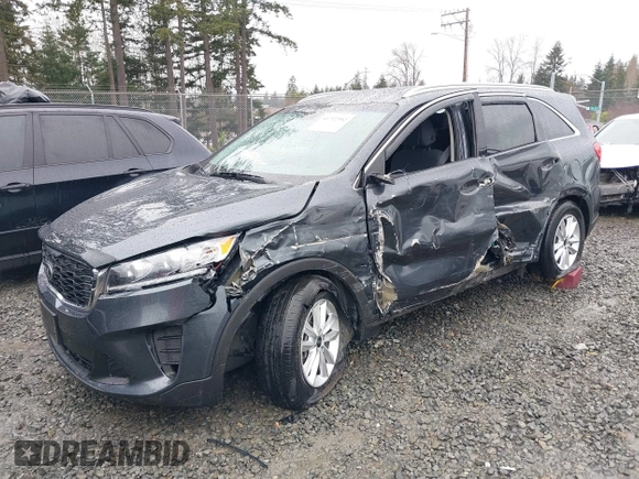 2019 Kia Sorento LX with VIN 5XYPGDA36KG602862, listed as a IAAI auction lot 41722392 with 53,894 mi miles. Bid and sale history available at carsss.com. Image 17.