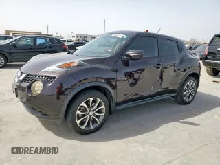 2017 Nissan Juke SL with VIN JN8AF5MR4HT703737, listed as a Copart auction lot 48358135 with 111,420 mi miles and Salvage Title. Bid and sale history available at carsss.com. Image 1.