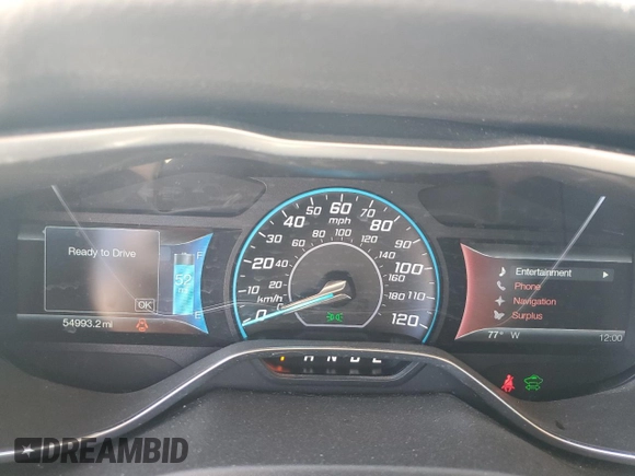 2015 Ford Focus Electric с VIN 1FADP3R4XFL293567, выставлен на аукционе Copart как лот 81951594 с пробегом 54 993 миль миль и Чистый • Clean title. История ставок и продаж доступна на DreamBid. Изображение 9.