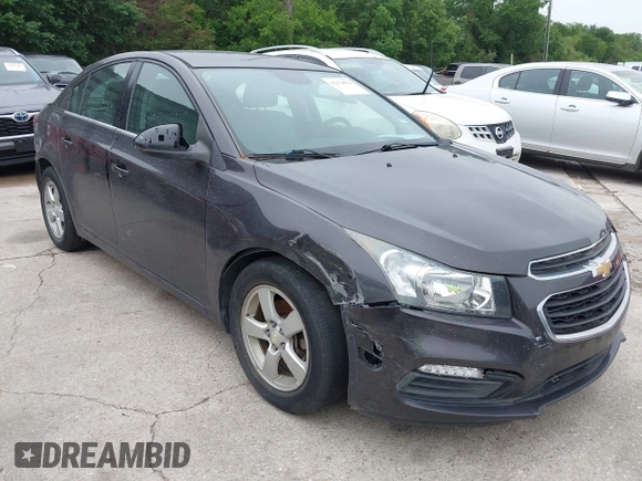 2015 Chevrolet Cruze LT with VIN 1G1PC5SB1F7299766, listed as a IAAI auction lot 42174921 with 131,308 mi miles and . Bid and sale history available at DreamBid. Image 1.