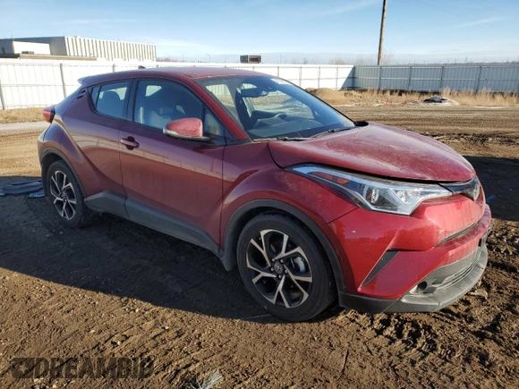 2018 Toyota C-HR XLE with VIN NMTKHMBX5JR058895, listed as a Copart auction lot 46149225 with 62,802 mi miles and Salvage Title. Bid and sale history available at DreamBid. Image 4.