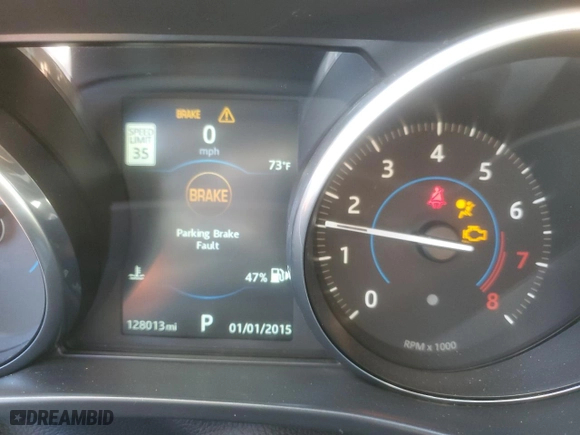 2017 Jaguar F-PACE 35t R-Sport with VIN SADCL2BVXHA076909, listed as a Copart auction lot 49090205 with 128,013 mi miles and Salvage Title. Bid and sale history available at carsss.com. Image 9.