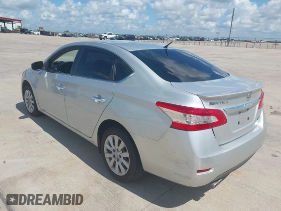 2014 Nissan Sentra SV with VIN 3N1AB7AP3EY218551, listed as a IAAI auction lot 42576105 with 121,621 mi miles and . Bid and sale history available at DreamBid. Image 3.