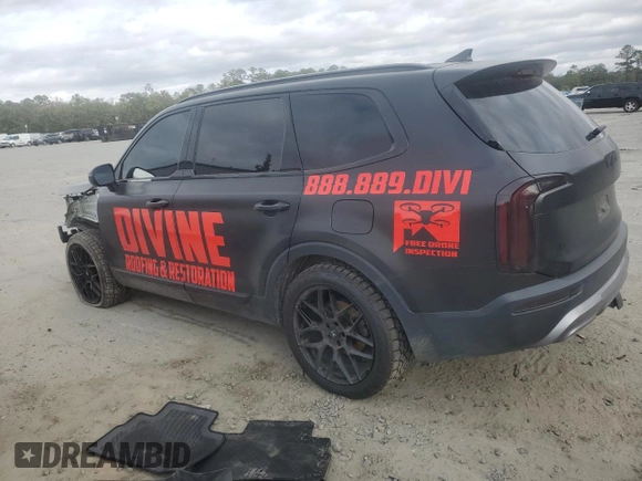 2022 Kia Telluride EX with VIN 5XYP34HC2NG301981, listed as a Copart auction lot 86183774 with 70,373 mi miles and Salvage title. Bid and sale history available at DreamBid. Image 2.