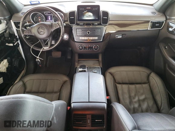 2017 Mercedes-Benz GLS 450 with VIN 4JGDF6EEXHA868385, listed as a Copart auction lot 63715634 with 64,788 mi miles and Salvage Title. Bid and sale history available at DreamBid. Image 8.