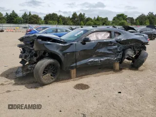 2019 Chevrolet Camaro 1LS with VIN 1G1FB1RX1K0119598, listed as a Copart auction lot 57241285 with 40,371 mi miles and Salvage title. Bid and sale history available at DreamBid. Image 1.