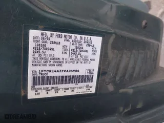 1996 Ford Ranger XL with VIN 1FTCR14A3TPA04986, listed as a IAAI auction lot 41928315 with 228,120 mi miles. Bid and sale history available at carsss.com. Image 9.