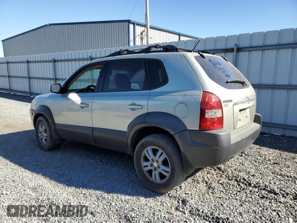 2007 Hyundai Tucson SE with VIN KM8JN12D17U665998, listed as a Copart auction lot 41870815 with 165,467 mi miles and Salvage Title. Bid and sale history available at carsss.com. Image 2.