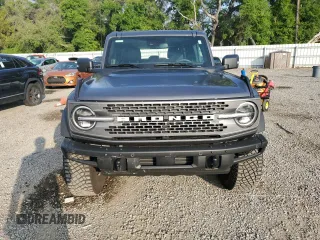 2024 Ford Bronco Badlands with VIN 1FMEE9BP4RLA21303, listed as a Copart auction lot 53457375 with 13,881 mi miles and Salvage title. Bid and sale history available at DreamBid. Image 5.
