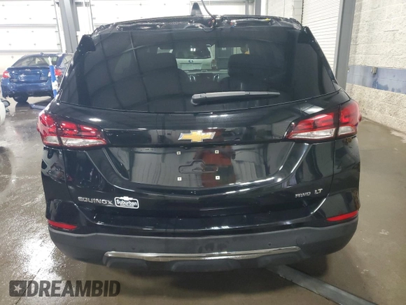 2023 Chevrolet Equinox LT with VIN 3GNAXUEG4PL107537, listed as a Copart auction lot 52333615 with 46,824 mi miles and Salvage Title. Bid and sale history available at DreamBid. Image 6.