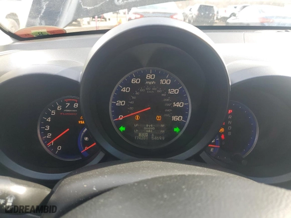 2008 Acura RDX with VIN 5J8TB18288A002993, listed as a Copart auction lot 46343775 with 174,201 mi miles and Salvage Title. Bid and sale history available at carsss.com. Image 9.