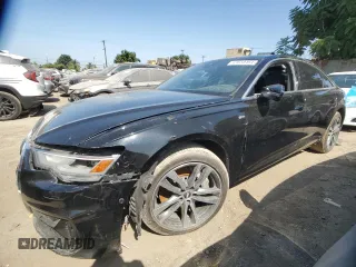 2019 Audi A6 Premium with VIN WAUK2AF2XKN035505, listed as a Copart auction lot 63650464 with 56,049 mi miles and Salvage Title. Bid and sale history available at carsss.com. Image 1.