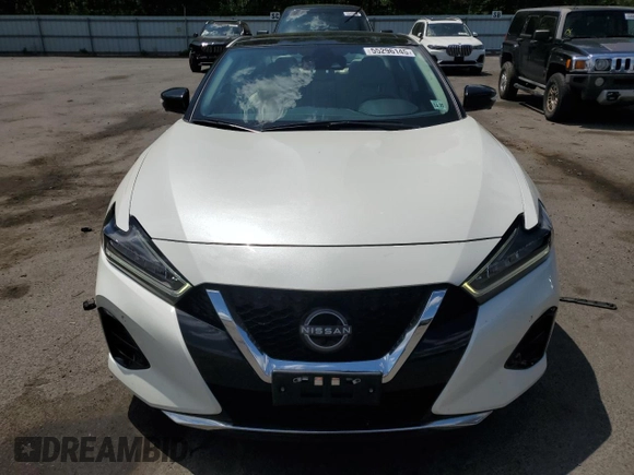 2023 Nissan Maxima Platinum with VIN 1N4AA6FV7PC502087, listed as a Copart auction lot 55296145 with 45,000 mi miles and Salvage title. Bid and sale history available at DreamBid. Image 5.