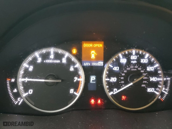 2013 Acura RDX with VIN 5J8TB3H38DL020087, listed as a Copart auction lot 50865525 with 190,323 mi miles and Salvage Title. Bid and sale history available at carsss.com. Image 9.