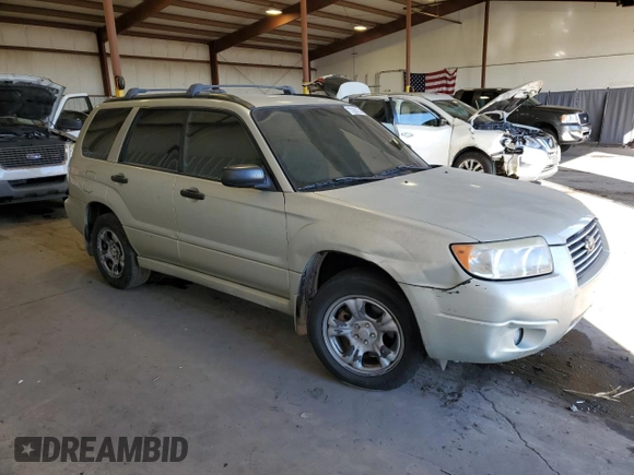 2007 Subaru Forester X with VIN JF1SG63617H712848, listed as a Copart auction lot 77260134 with 0 mi miles and Salvage Title. Bid and sale history available at carsss.com. Image 4.