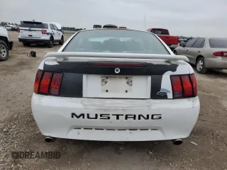 2002 Ford Mustang Standard with VIN 1FAFP40492F107487, listed as a Copart auction lot 45227295 with 0 mi miles and Salvage Title. Bid and sale history available at carsss.com. Image 6.