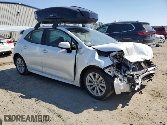 2023 Toyota Corolla Hatchback SE with VIN JTND4MBE4P3192467, listed as a Copart auction lot 46859694 with 83,831 mi miles and Salvage Title. Bid and sale history available at carsss.com. Image 4.