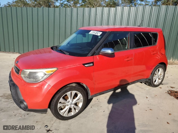 2014 Kia Soul + with VIN KNDJP3A57E7705775, listed as a Copart auction lot 80339124 with 125,168 mi miles and Clean Title. Bid and sale history available at carsss.com. Image 1.