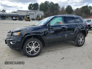 2021 Jeep Grand Cherokee Overland with VIN 1C4RJFCG6MC582917, listed as a Copart auction lot 50389315 with 55,000 mi miles and Salvage Title. Bid and sale history available at carsss.com. Image 1.