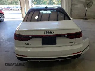 2021 Audi A8 with VIN WAU8DAF88MN007648, listed as a Copart auction lot 81269924 with 32,844 mi miles and Salvage Title. Bid and sale history available at carsss.com. Image 6.