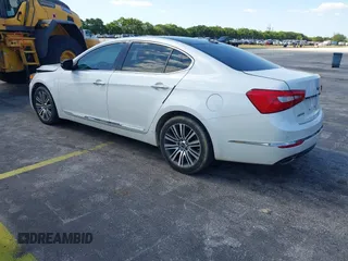 2015 Kia Cadenza Premium with VIN KNALN4D7XF5196941, listed as a IAAI auction lot 42052846 with 118,838 mi miles. Bid and sale history available at carsss.com. Image 3.