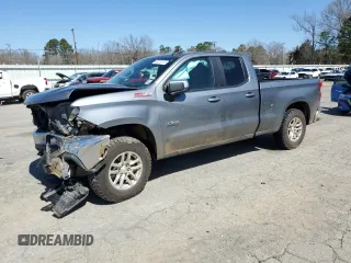2020 Chevrolet Silverado 1500 LT with VIN 1GCRYDED2LZ340169, listed as a Copart auction lot 48315715 with 65,063 mi miles and Salvage Title. Bid and sale history available at carsss.com. Image 1.