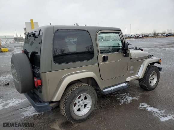 2004 Jeep Wrangler Sahara with VIN 1J4FA59S04P782428, listed as a Copart auction lot 86998244 with 59,447 mi miles and Salvage Title. Bid and sale history available at carsss.com. Image 3.