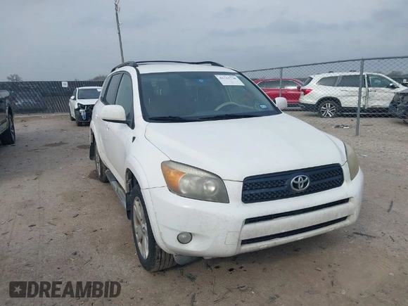 2007 Toyota RAV4 Sport with VIN JTMZD32V575059290, listed as a IAAI auction lot 41711738 with 260,346 mi miles. Bid and sale history available at carsss.com. Image 1.