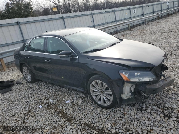 2013 Volkswagen Passat SE w/Sunroof with VIN 1VWBH7A33DC138085, listed as a Copart auction lot 42794035 with 129,473 mi miles and Salvage Title. Bid and sale history available at carsss.com. Image 4.