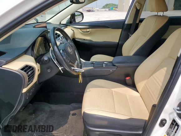 2018 Lexus NX 300 z VIN JTJBARBZ8J2169692, wystawiony jako Copart lot #57129815 z przebiegiem 92 062 mil mil oraz Szkoda całkowita • Salvage title. Historia ofert i sprzedaży dostępna na DreamBid. Obrazek 7.