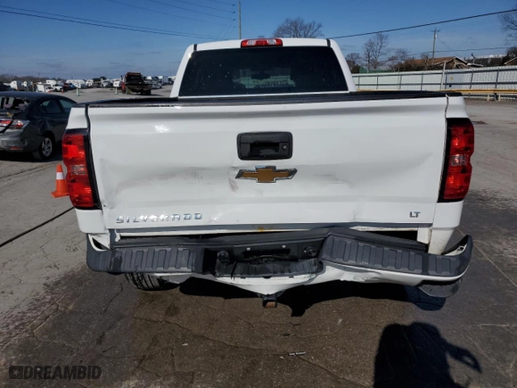 2017 Chevrolet Silverado 1500 LT with VIN 1GCVKREC2HZ384765, listed as a Copart auction lot 45542155 with 119,936 mi miles and Salvage Title. Bid and sale history available at carsss.com. Image 6.