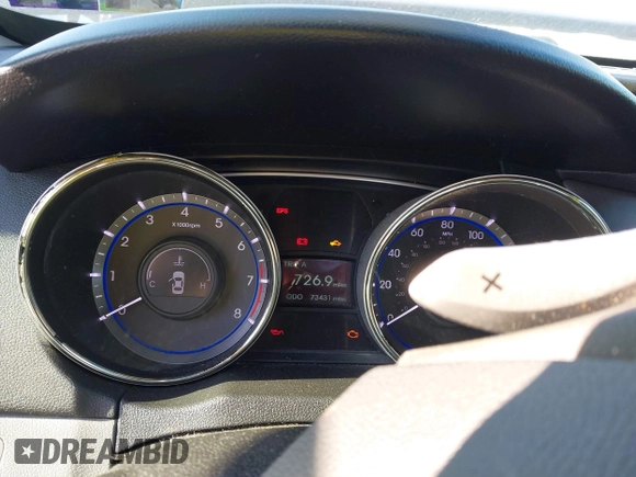 2013 Hyundai Sonata Limited with VIN 5NPEC4AC7DH583348, listed as a IAAI auction lot 41889651 with 73,431 mi miles and . Bid and sale history available at DreamBid. Image 7.
