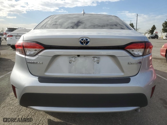 2022 Toyota Corolla Hybrid LE with VIN JTDEAMDE0N3009397, listed as a Copart auction lot 47399435 with NaN miles and Salvage Title. Bid and sale history available at carsss.com. Image 6.