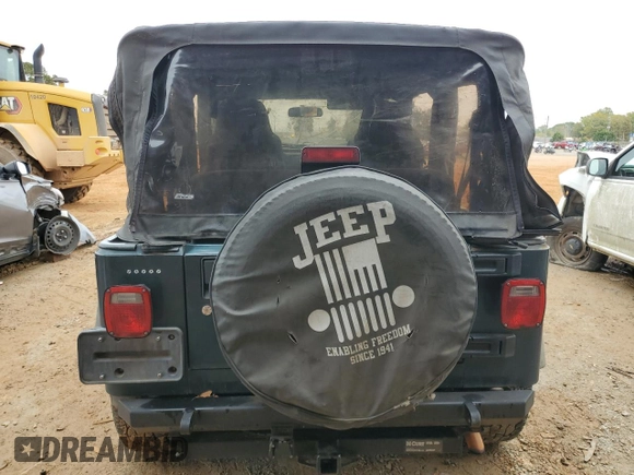 2006 Jeep Wrangler SE with VIN 1J4FA29116P701025, listed as a Copart auction lot 79991754 with 217,178 mi miles and Salvage Title. Bid and sale history available at carsss.com. Image 6.