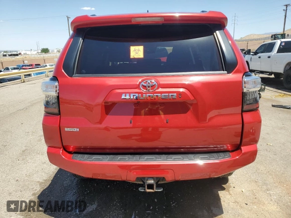 2021 Toyota 4Runner SR5 Premium with VIN JTENU5JR0M5856455, listed as a Copart auction lot 56670685 with 31,401 mi miles and Salvage title. Bid and sale history available at DreamBid. Image 6.