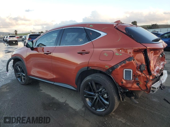 2022 Lexus NX with VIN JTJHKCFZ7N2008187, listed as a Copart auction lot 87308334 with 24,378 mi miles and Salvage Title. Bid and sale history available at carsss.com. Image 2.