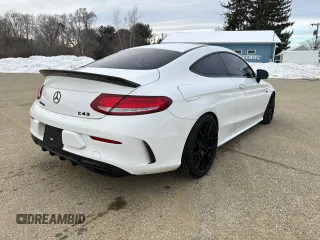 2017 Mercedes-Benz C 43 AMG with VIN WDDWJ6EB5HF458314, listed as a Copart auction lot 45385195 with 129,793 mi miles and Clean Title. Bid and sale history available at carsss.com. Image 4.