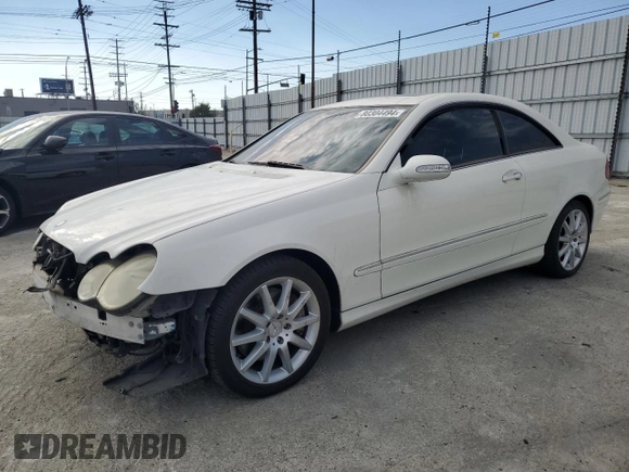 2007 Mercedes-Benz CLK 350 with VIN WDBTJ56H77F216180, listed as a Copart auction lot 80304494 with 116,590 mi miles and Salvage Title. Bid and sale history available at DreamBid. Image 1.