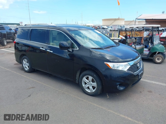 2017 Nissan Quest SV with VIN JN8AE2KP4H9169686, listed as a IAAI auction lot 42185479 with 78,102 mi miles. Bid and sale history available at carsss.com. Image 1.