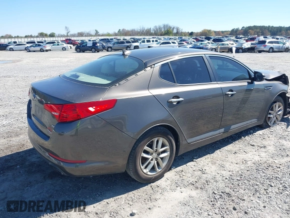 2013 Kia Optima LX with VIN 5XXGM4A74DG176057, listed as a IAAI auction lot 41826086 with 203,204 mi miles. Bid and sale history available at carsss.com. Image 4.