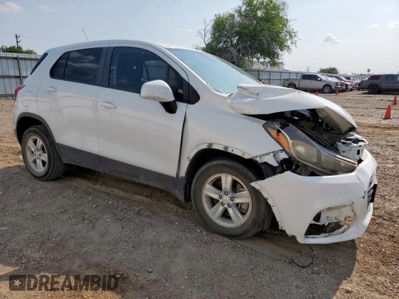 2021 Chevrolet Trax LS with VIN KL7CJKSB8MB302888, listed as a Copart auction lot 58416215 with 43,794 mi miles and Salvage title. Bid and sale history available at DreamBid. Image 4.