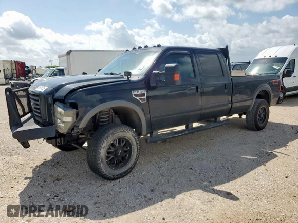 2008 Ford F-350 XL with VIN 1FTWW31R48EE60591, listed as a Copart auction lot 61618795 with 183,968 mi miles and Salvage title. Bid and sale history available at DreamBid. Image 1.