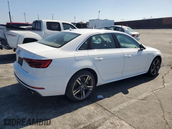 2017 Audi A4 Premium Plus with VIN WAULNAF47HN022894, listed as a Copart auction lot 46657725 with 136,691 mi miles and Salvage Title. Bid and sale history available at carsss.com. Image 3.