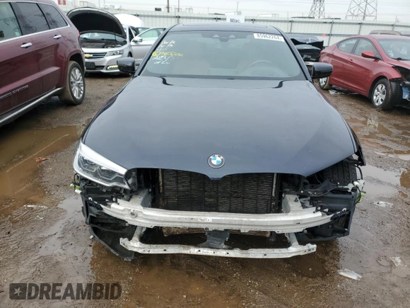 2020 BMW 5 Series z VIN WBAJB1C04LCD27469, wystawiony jako Copart lot #85962264 z przebiegiem 112 807 mil mil oraz Czysty tytuł • Clean title. Historia ofert i sprzedaży dostępna na DreamBid. Obrazek 5.