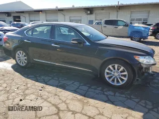 2012 Lexus LS 460 with VIN JTHCL5EF5C5014190, listed as a Copart auction lot 42741145 with 113,385 mi miles and Salvage title. Bid and sale history available at DreamBid. Image 4.