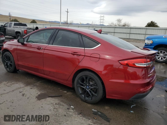 2019 Ford Fusion SE with VIN 3FA6P0HD7KR162259, listed as a Copart auction lot 49509425 with 98,429 mi miles and Salvage Title. Bid and sale history available at DreamBid. Image 2.