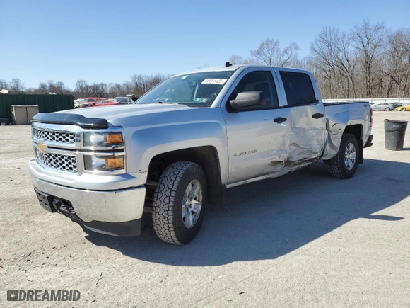 2014 Chevrolet Silverado 1500 LT with VIN 3GCUKREH1EG371055, listed as a Copart auction lot 49081435 with 169,944 mi miles and Salvage Title. Bid and sale history available at carsss.com. Image 1.