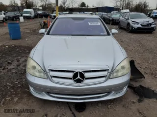 2007 Mercedes-Benz S-Class 5.5L V8 with VIN WDDNG71X87A039743, listed as a Copart auction lot 80733584 with 0 mi miles and Salvage Title. Bid and sale history available at carsss.com. Image 5.