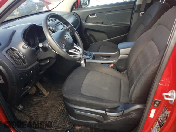 2012 Kia Sportage LX with VIN KNDPBCA27C7292087, listed as a Copart auction lot 55181725 with 152,002 mi miles and Clean Title. Bid and sale history available at DreamBid. Image 7.